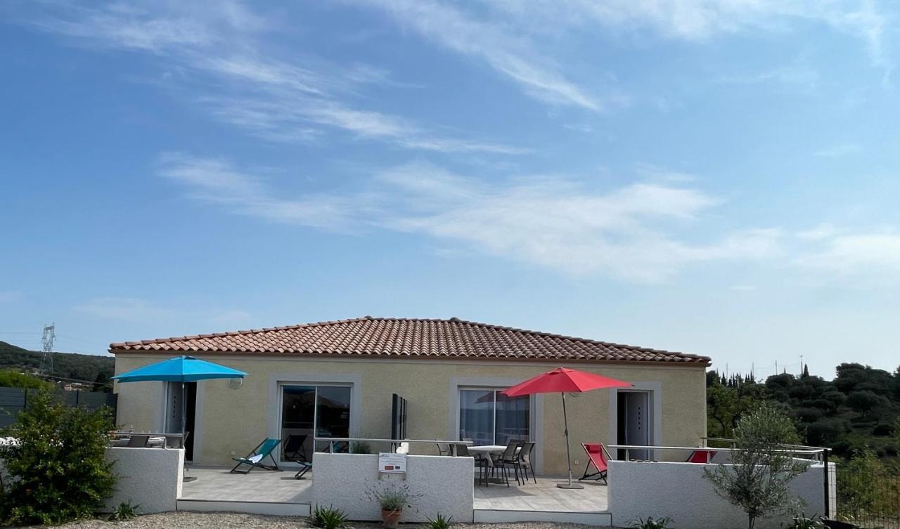 Val Des Bruyeres - Gite 15Mn Pezenas Avec Terrasse Et Cour Close - Parking Privatif Securise - Wifi Ftth Gratuit Neffies Eksteriør bilde